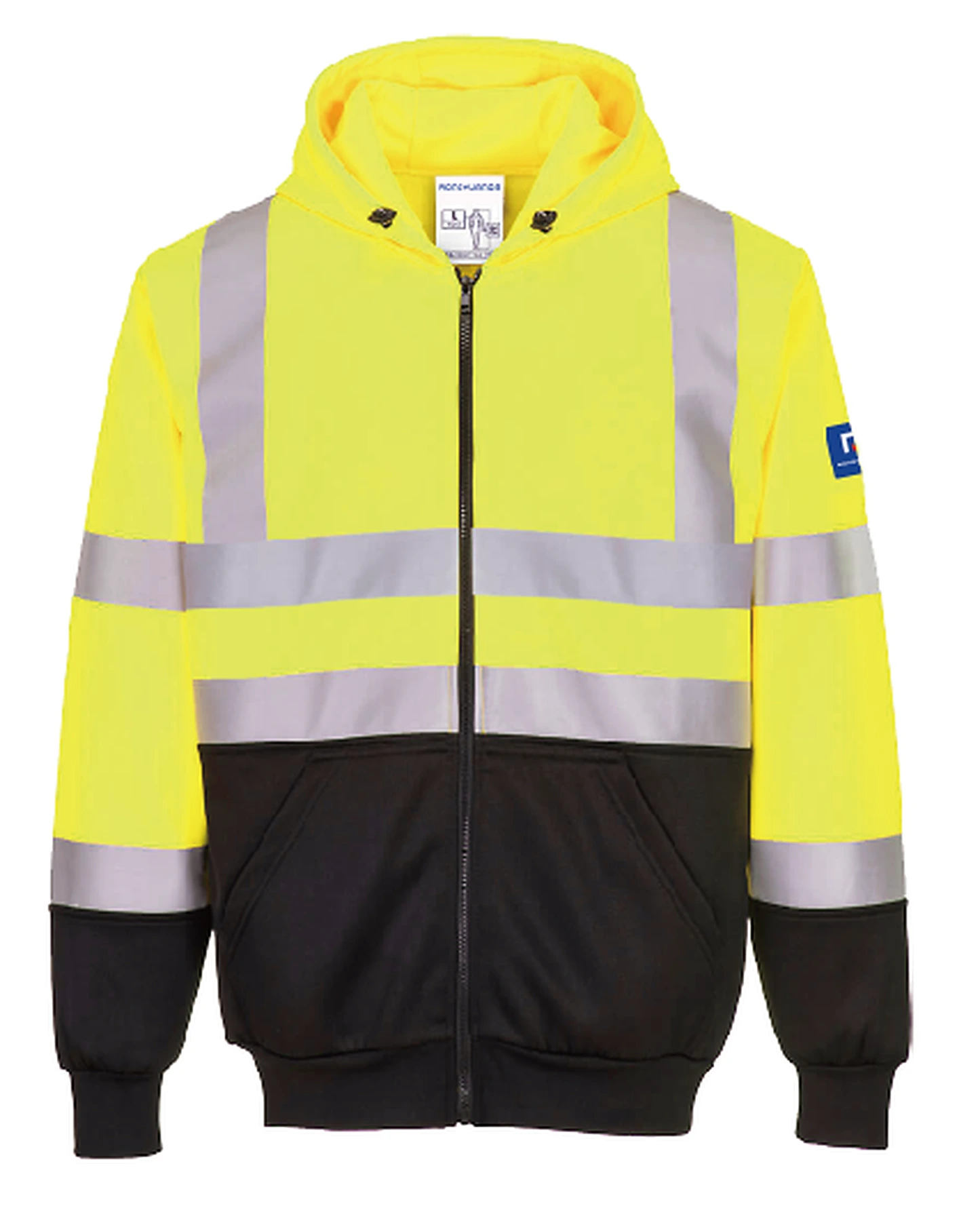 Hi-Vis Fleece & Softshell Work Jacket | Custom OEM Layer – BF24-FL-01