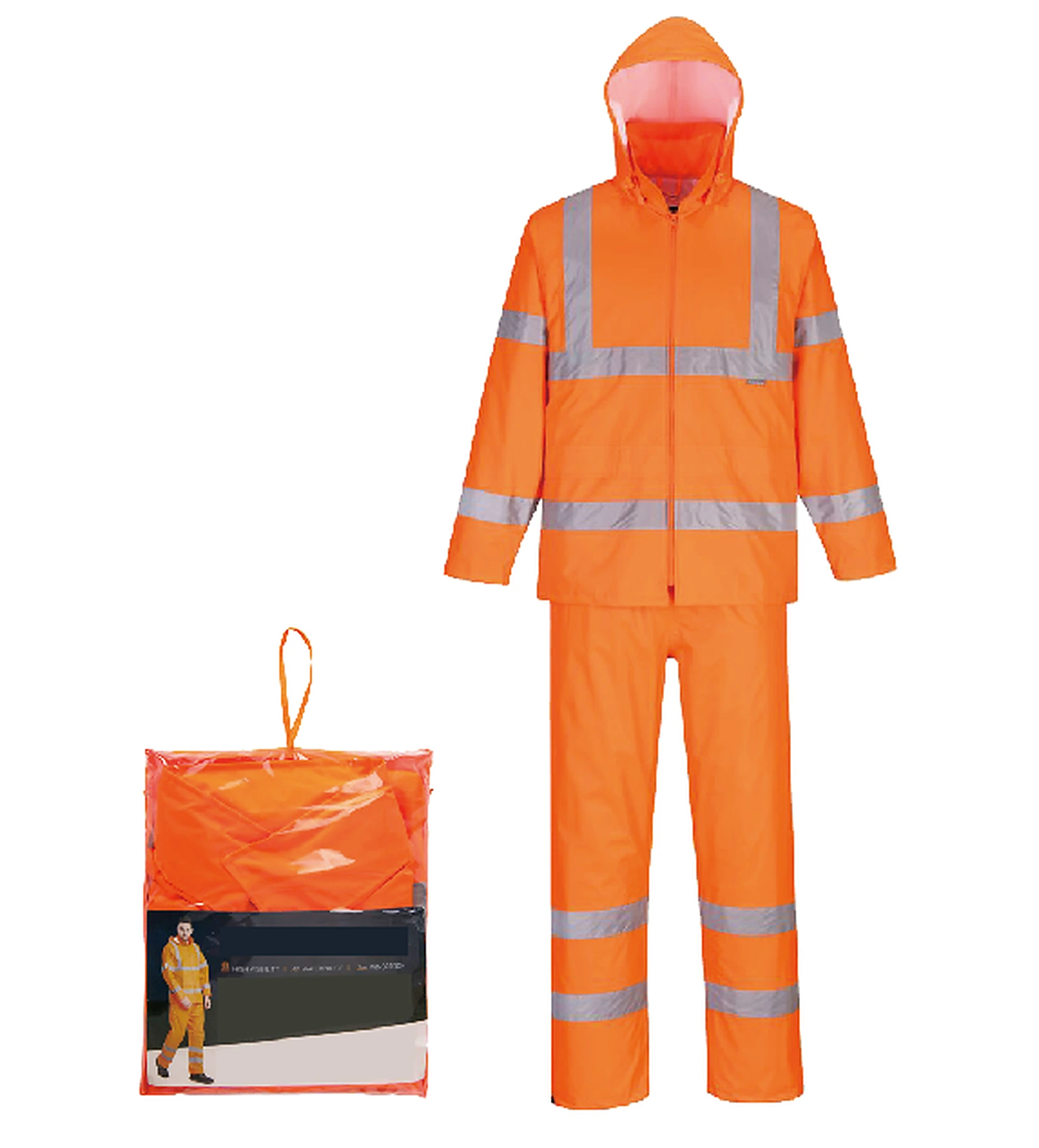 Heavy-Duty PVC Rainsuit Jacket & Trousers | OEM – BF24-PU-11
